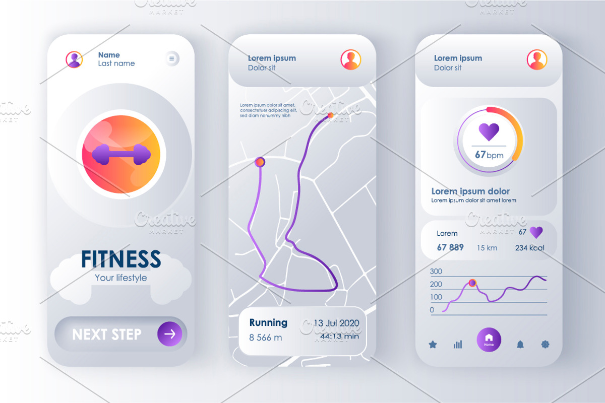 Unique Mobile App UI Kit, an App Template by alexdndz (Photo 30 of 36)