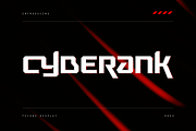 Cyberank - Techno Display, a Sans Serif Font by Namara Creative Studio (Thumbnail 1 of 12)