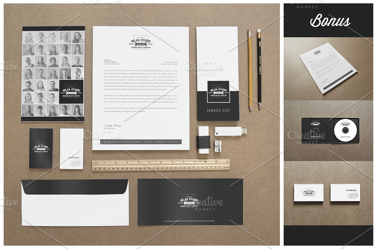 Identity/Branding Mock-ups, a Product Mockup by eamejia (Photo 2 of 2)