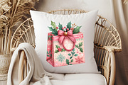 Pink Christmas Clipart, an Illustration by Pixels.Craft (Thumbnail 6 of 7)
