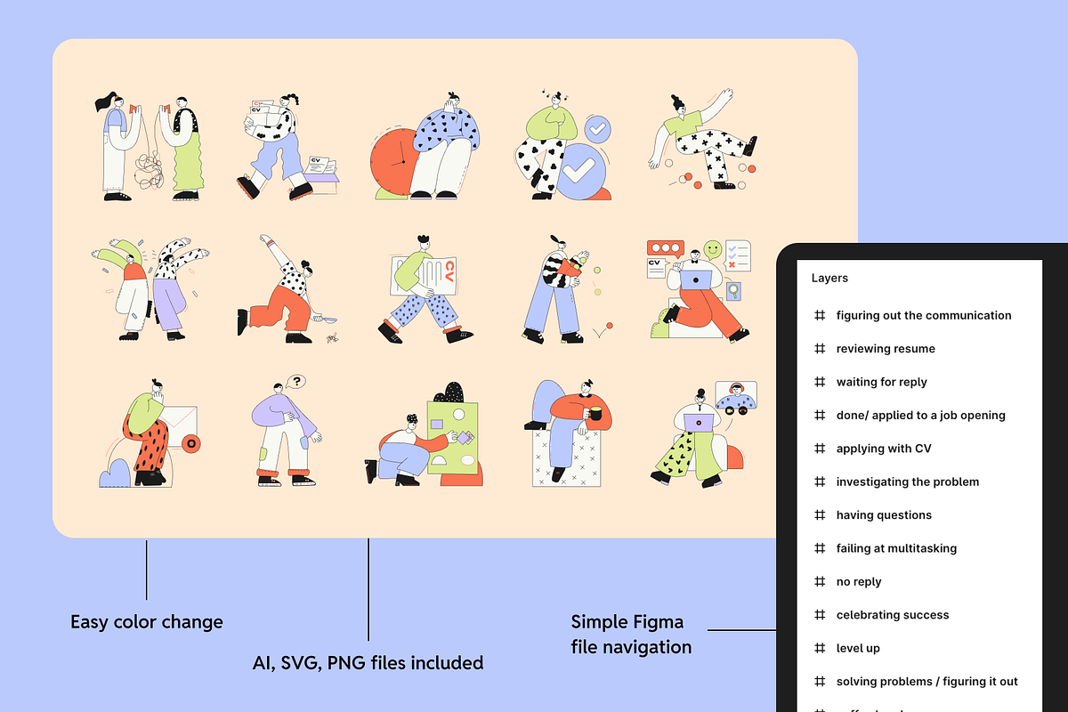 HR, Job Search Website Illustrations, a Work Illustration by Somewhat Brilliant (Photo 5 of 10)