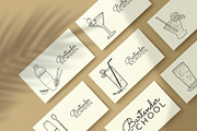 Elegant line art bar menu icons, an Outline Icon by Chakraborty Design (Thumbnail 6 of 10)
