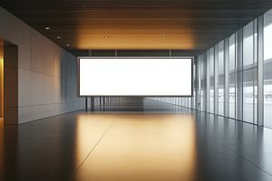 Airport interior, blank screen, a Photo by Beautiful things