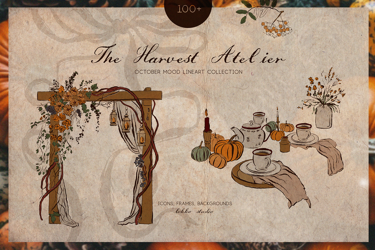 The Harvest Atelier, an Object Illustration by lokko studio (Photo 1 of 12)