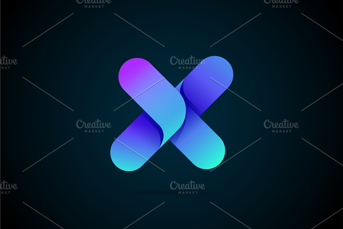 X Letter Logo, a Branding & Logo Template by Luis Muniz (Photo 1 of 2)
