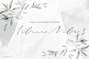 Aileen Miln Calligraphy typeface