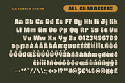 CS Reason Drawn – Bold Display Font, a Sans Serif Font by Craft Supply Co. (Thumbnail 8 of 8)