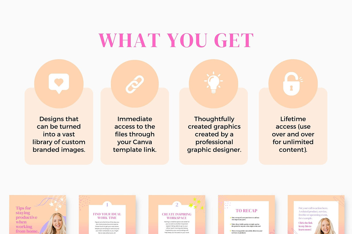 Instagram Carousel Canva Template, a Social Media Template by Ciera Design Templates (Photo 5 of 8)