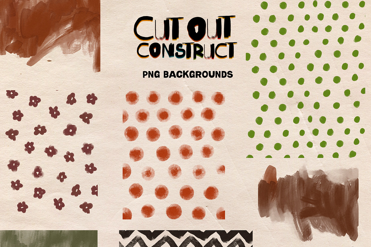 Fall Abstract Backgrounds & Cut Outs, a Decorative Illustration by whiteheartdesign (Photo 23 of 28)