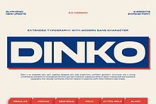 GC Dinko Vol. 2 – Strong Bold Sans