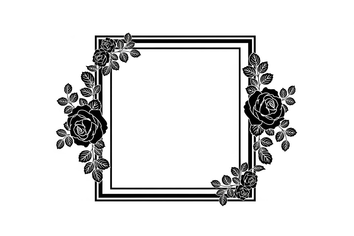 Floral Decorative Frame Vector Bundl, an Illustration by musafir_fashion (Photo 35 of 51)