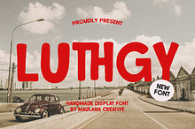 Luthgy Handmade Display Font