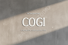 Cogi Typeface: Elegant Luxury Serif