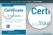 IT Certificate Template, a Stationery Template by Krukowski Graphics (Thumbnail 2 of 3)