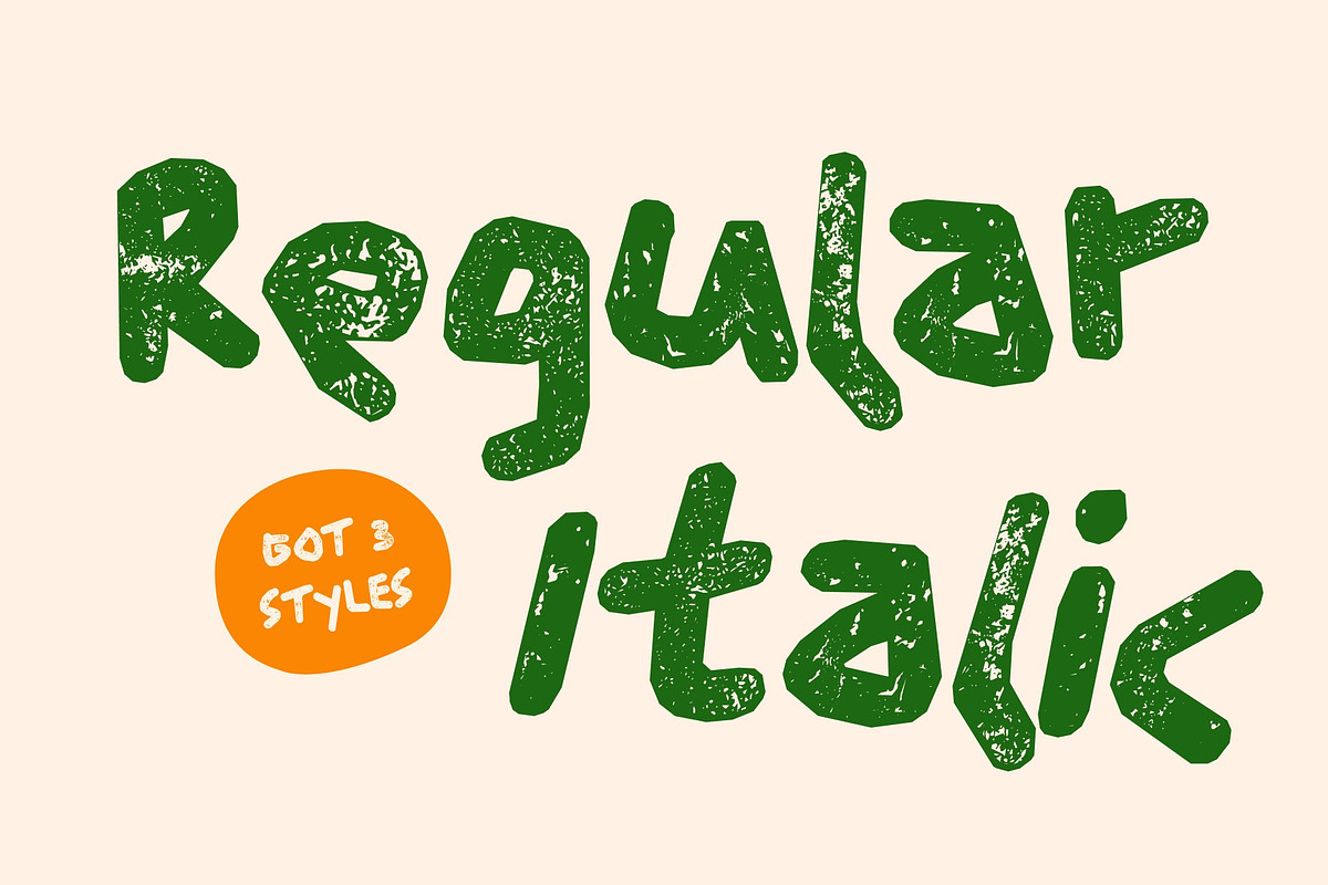 CS Barnaby Stamp, a Sans Serif Font by Craft Supply Co. (Photo 3 of 8)