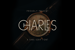 Charles - An Elegant Sans Serif Font