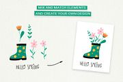 Hello Spring. Happy Easter clipart, an Animal Illustration by Irina Ostapenko (Thumbnail 7 of 9)