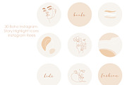 Neutral Bohemian Insta Story icons, a Social Media Template by velychko.ua (Thumbnail 8 of 9)
