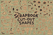 Scrapbook Cut-Out Shapes, a Decorative Illustration by Anna Studio (Thumbnail 1 of 12)