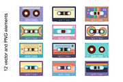 Retro disco. Patterns and elements, a Pattern Graphic by Robusta (Thumbnail 2 of 5)