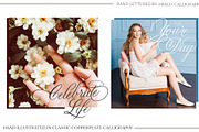 Happy Birthday Lettering Designs, an Object Graphic by Amalia Calligraphy (Thumbnail 3 of 12)
