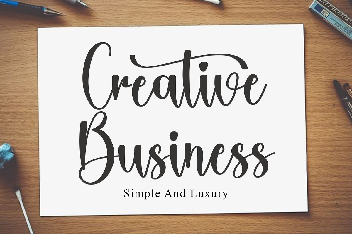 Creative Signature, a Handwritten Font by InermediaSTUDIO (Photo 7 of 8)