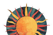 Sumo Collection · The Moon + The Sun, a Decorative Illustration by milatovar (Thumbnail 6 of 15)