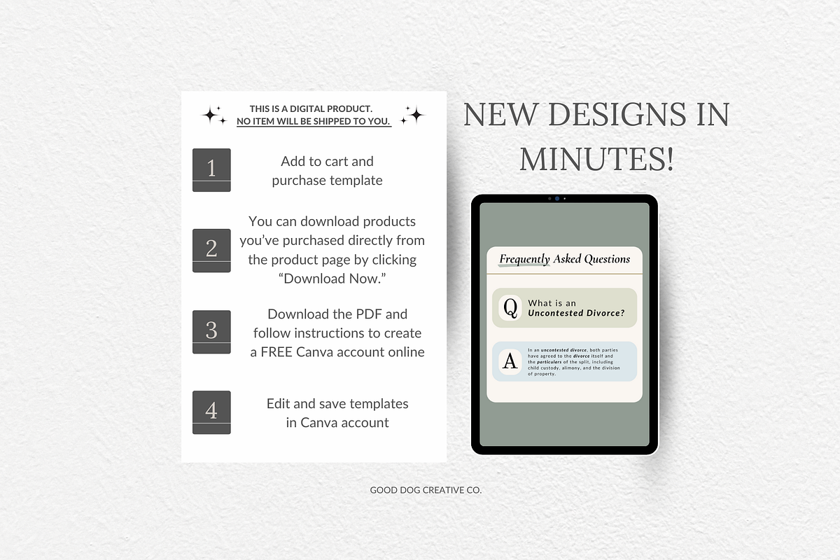 Facebook Templates Divorce Attorney, a Social Media Template by gooddogcreativeco (Photo 8 of 10)