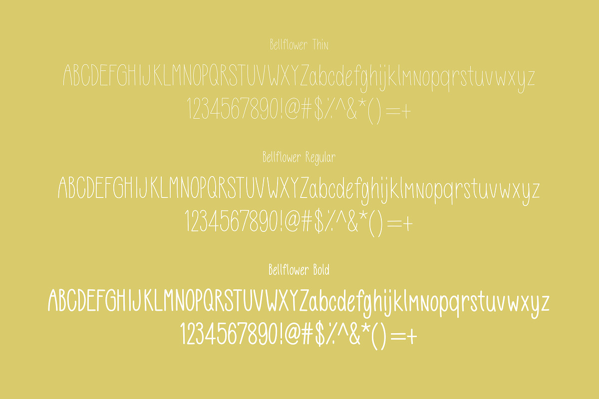 Bellflower Font preview 5