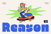 CS Reason – Bold Font, a Sans Serif Font by Craft Supply Co. (Thumbnail 1 of 8)