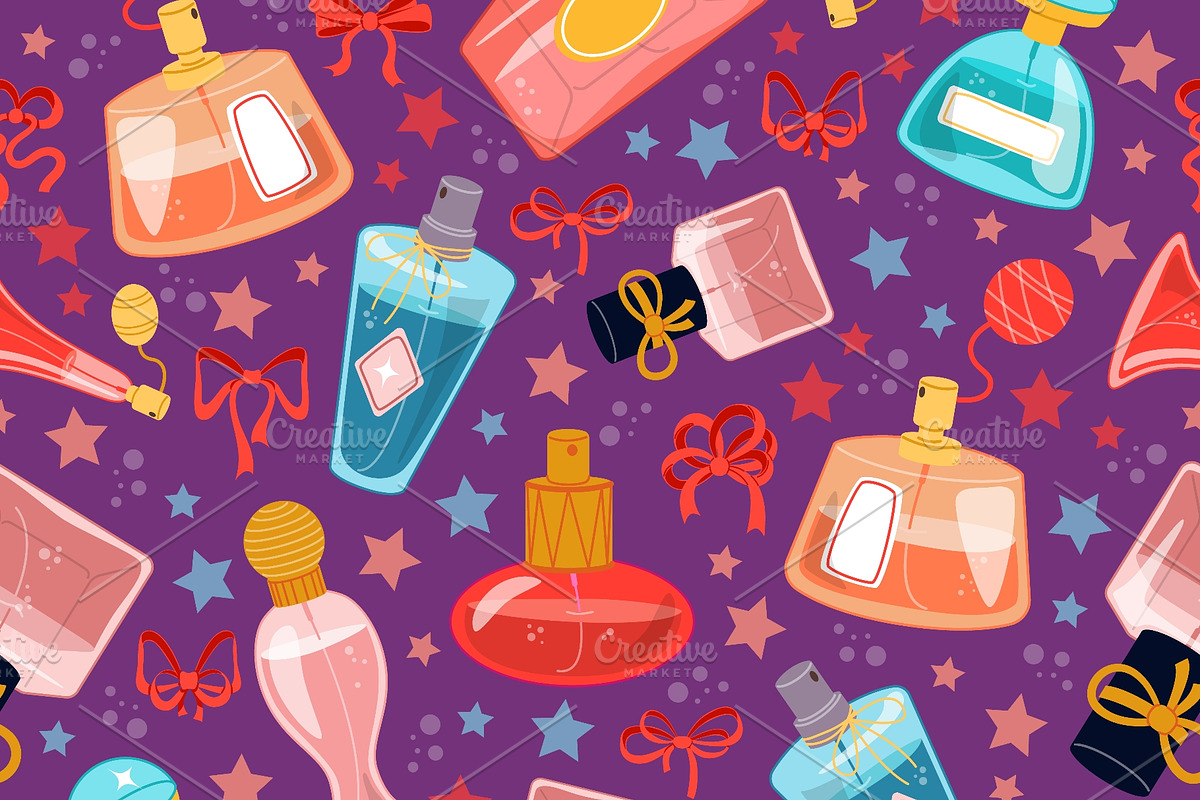 Womens fragrant perfumes in spray, an Object Illustration by Vectorbuum (Photo 3 of 3)