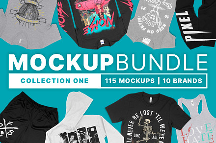 Clothing Mockup Collection Bundle 01, an Apparel Mockup by Pixel Sauce™
