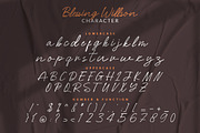 Blessing Willson, a Script Font by kerismaker (Thumbnail 6 of 10)