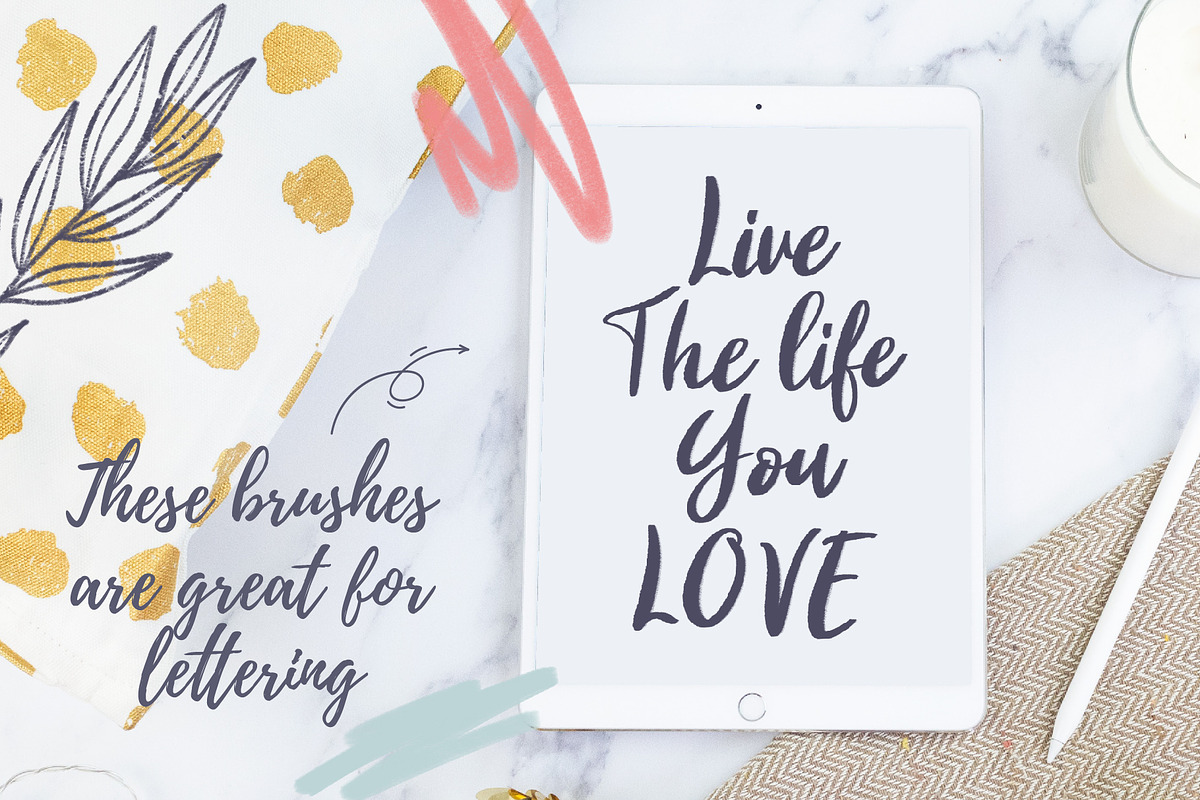 Brush Pack | for Procreate, a Brush Add-On by Wander Designs (Photo 4 of 6)