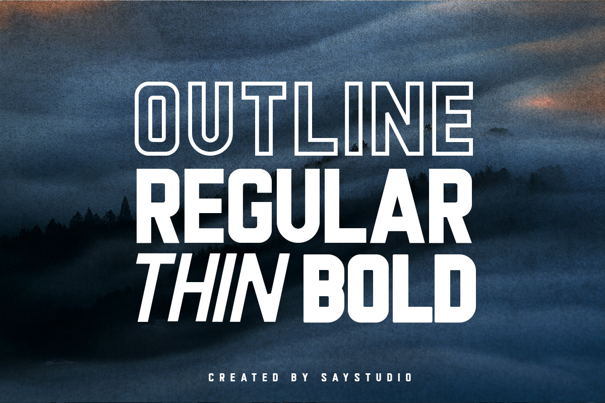 Neotheric - Strong Sans Serif, a Sans Serif Font by Say Studio (Photo 2 of 14)