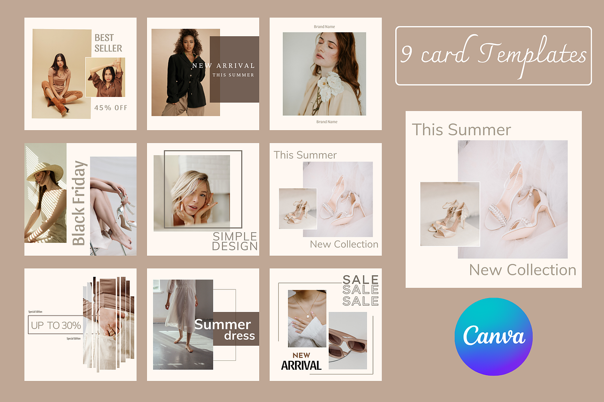 Minimalism Canva IG Templates, a Social Media Template by Sparklingdesign4 (Photo 6 of 8)