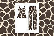 Wild Animal Prints Set Coffe & Lime, a Pattern Graphic by Oksana Dovhopol Art (Thumbnail 16 of 19)