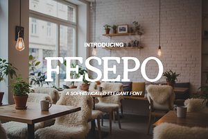 Fesepo - Luxury Modern Display Serif, a Font by Astuti Studio