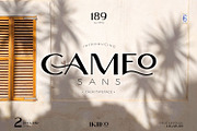 Cameo Sans Typeface, a Sans Serif Font by ikiiko (Thumbnail 1 of 6)