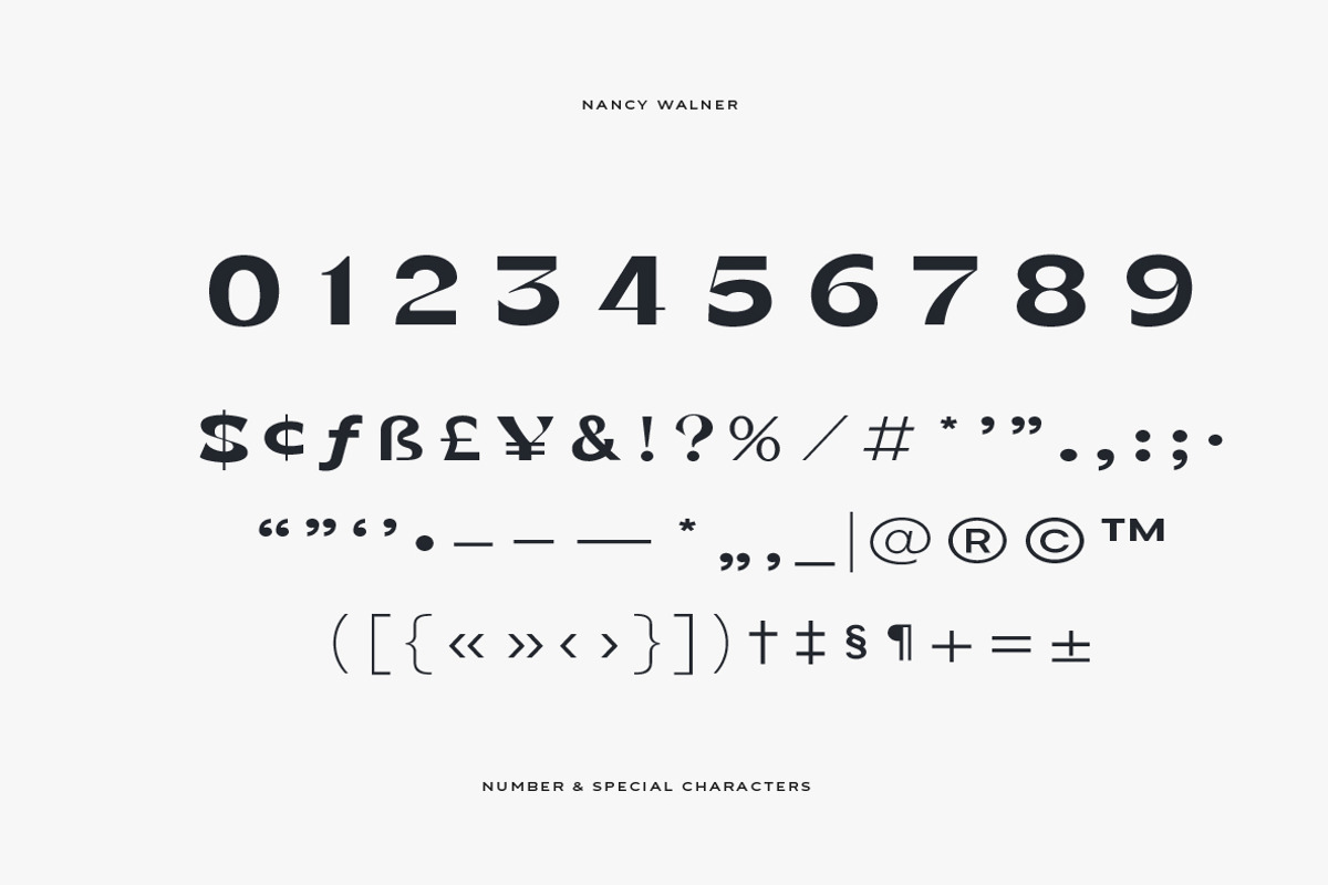 Nancy Walner Modern Sans, a Sans Serif Font by Yukita Creative (Photo 9 of 12)