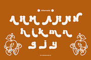 Hugloh - Rounded Display Font, a Font by Flawless And Co (Thumbnail 10 of 10)
