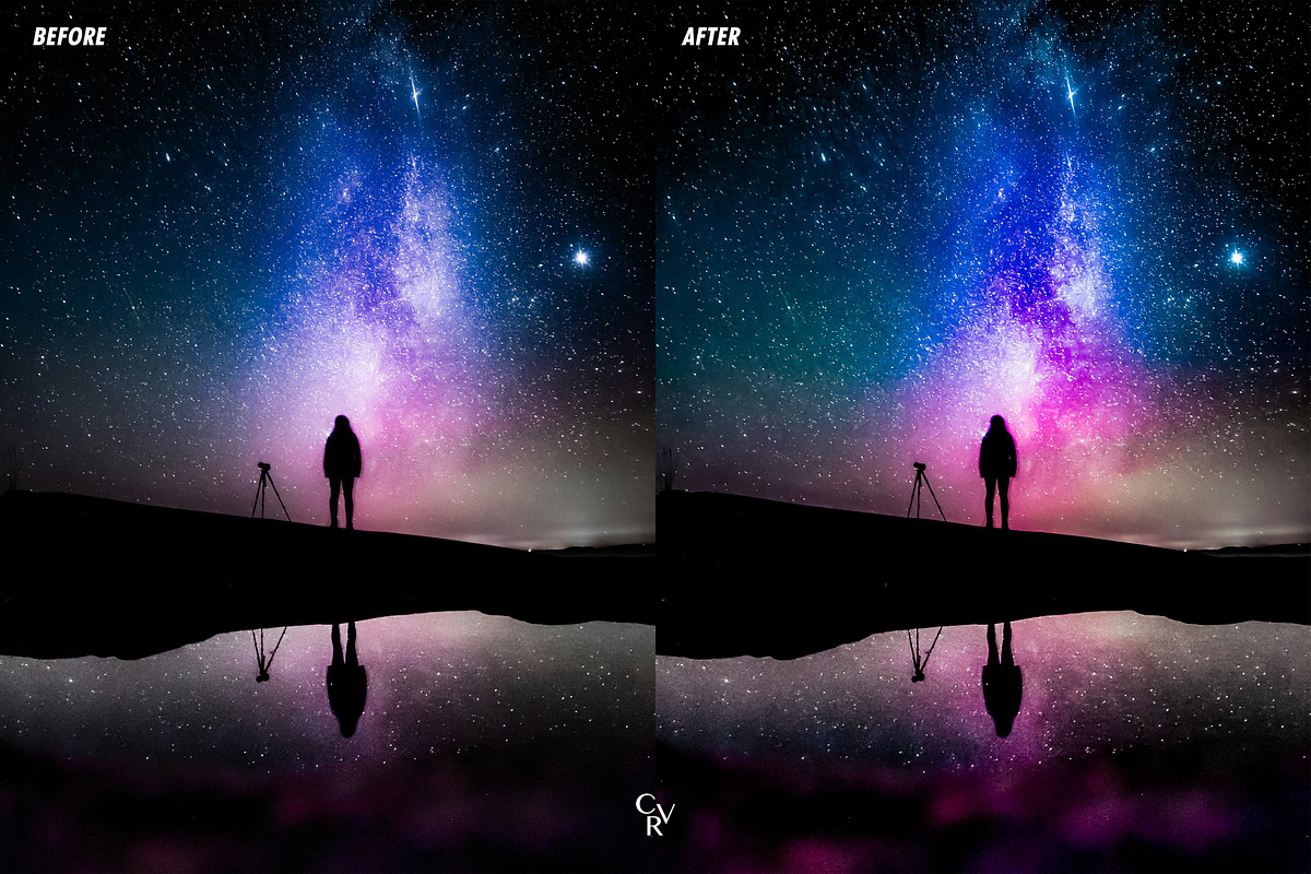 15 Astrophotography Lightroom Preset, a Preset Add-On by CVR Presets (Photo 7 of 7)