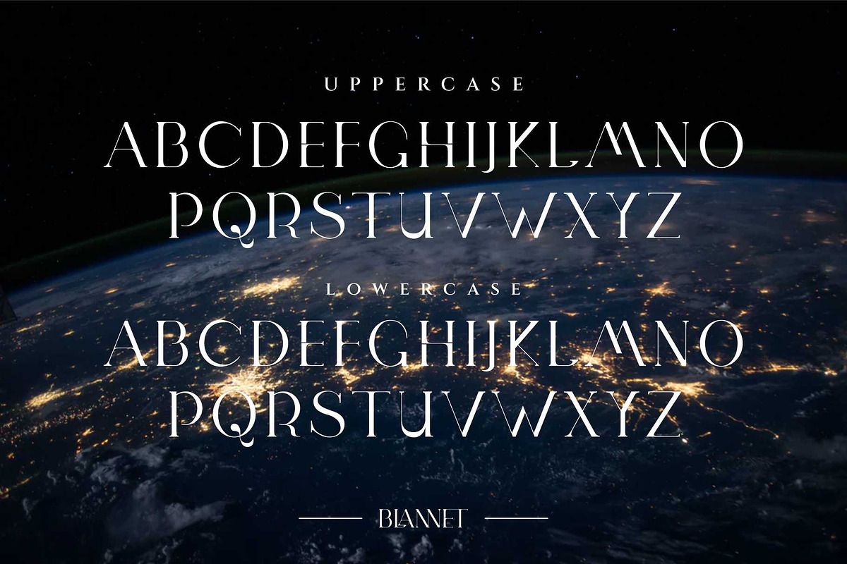 BLANNET Ligature Serif Typeface, a Serif Font by Humaira_std (Photo 7 of 10)