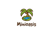 Mini Oasis Logo, a Branding & Logo Template by ashenterprise (Thumbnail 1 of 3)