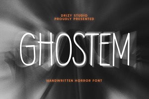 Ghostem Handwritten Horror Font