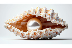 Close-up of a large seashell with a, an Animal Photo by Sergey Kotenev