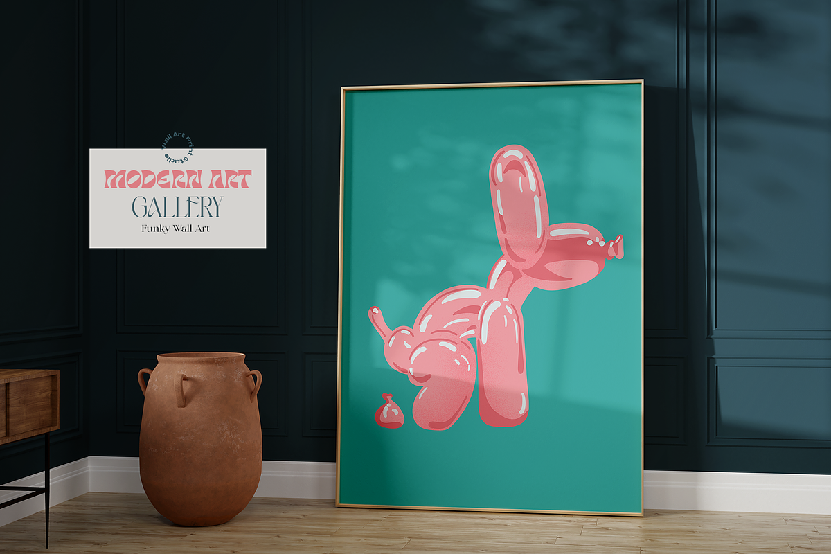 Modern Art Gallery 2, a Graphic by Wall Art Print Studio (Photo 12 of 16)
