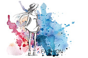 set of fashion illustrations, an Illustration by Kamenuka (Thumbnail 2 of 7)