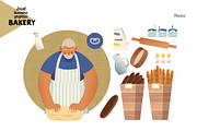 Bakery, Small business (vector), a Templates & Theme by Grivina's shop (Thumbnail 13 of 19)