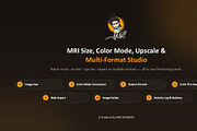 Batch Resize, Color Convert Script, a Plug-in Add-On by MRI STUDIO (Thumbnail 11 of 11)